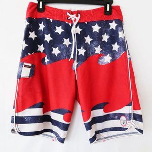 Billabong Platinum Stretch USA Flag Board Shorts